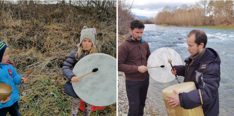 Rojstni dan ob ritmu šamanskih bobnov